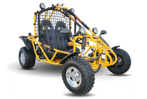 Spyder 200 Buggy Go Kart, CVT Transmission with Reverse, Racing Seats, Lights, Alloy Wheels