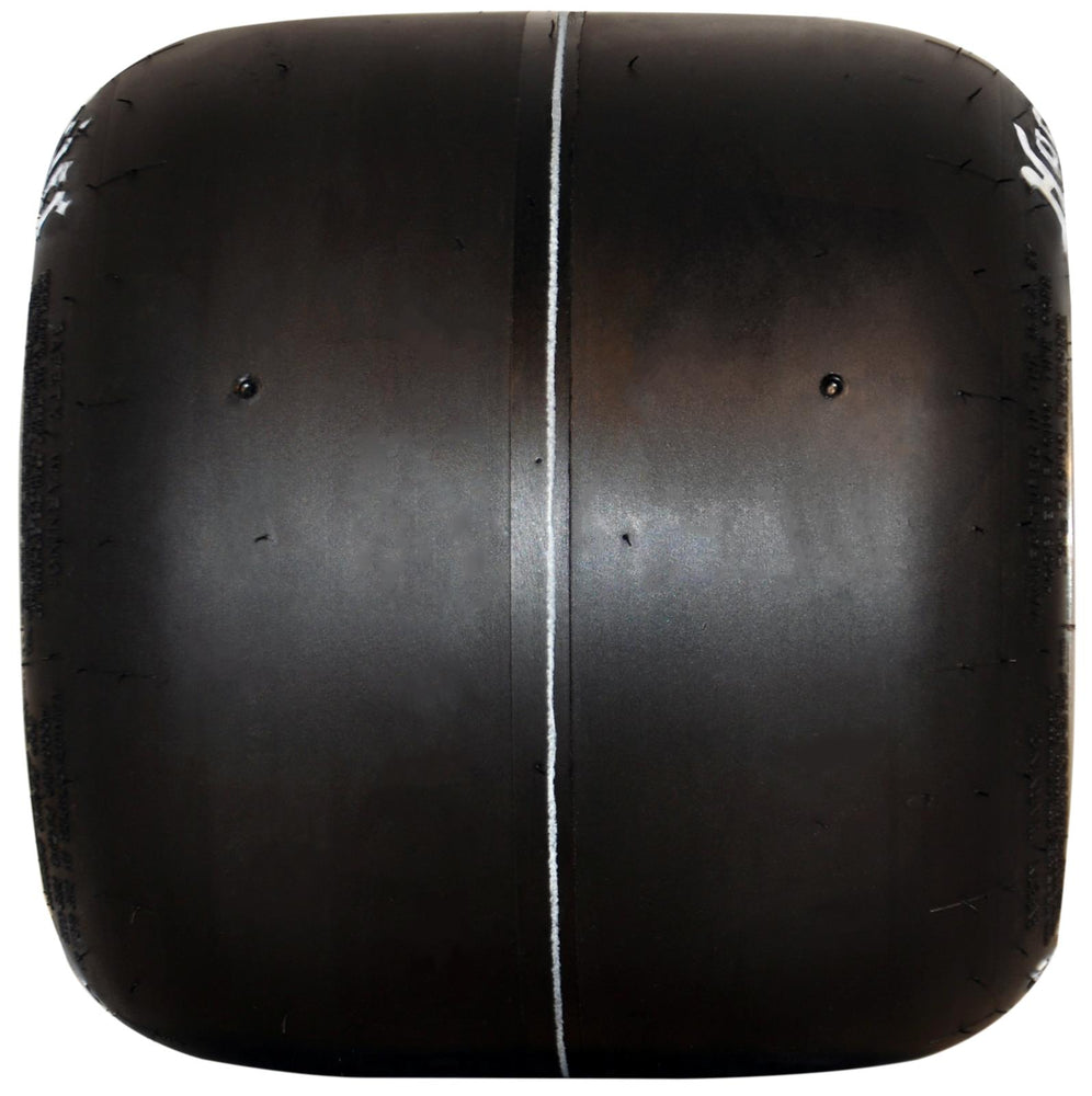 Hoosier Asphalt Oval Kart Tires 11.00x6.5-6 - 8.5" wide 11.00 OD Solid White Letters 15656A40