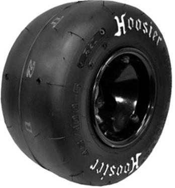 Hoosier Super Kart Tire 10.50x4.60-6 - 5.5" wide 10.5" OD Solid White Letters 22460R60