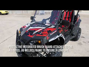 
            
                Load and play video in Gallery viewer, Challenger 200X Go Kart UTV Side by Side, Wind Shield, LED Light Bar
            
        