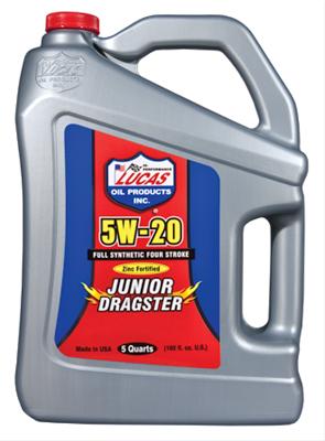 Lucas Oil, Jr. Dragster - Karting 5W20 Synthetic 5qt LUC-10471-1