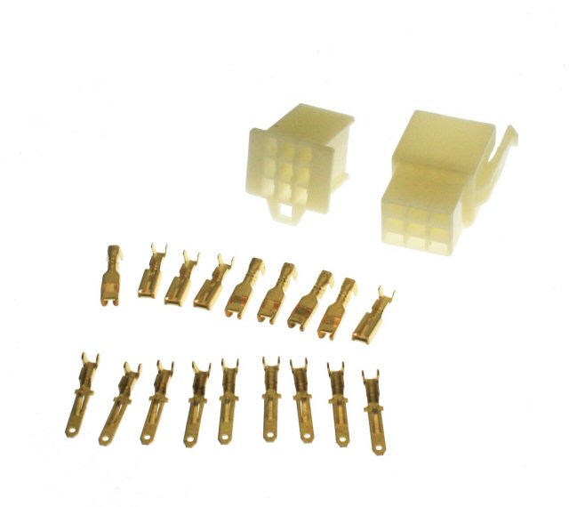 
            
                Load image into Gallery viewer, 9 Pin Connector Kit - 2.8mm Pin 104-72
            
        