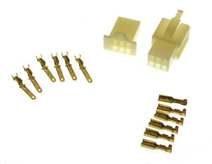 6 Pin Connector Kit - 2.8mm Pin 104-70-20PCS
