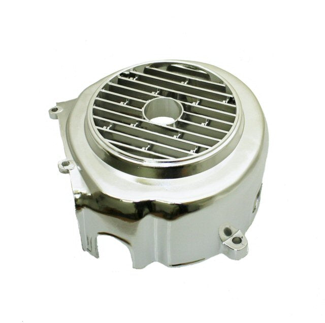 GY6 Chrome Plastic Fan Cover 169-101