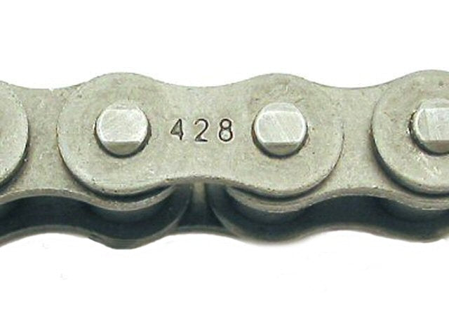 
            
                Load image into Gallery viewer, #428 Roller Chain 115-88-25FT
            
        