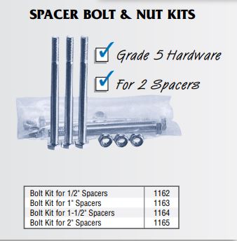 
            
                Load image into Gallery viewer, 1162, Bolt Kit for 1/2 in. Wide Go Kart Wheel Spacers
            
        