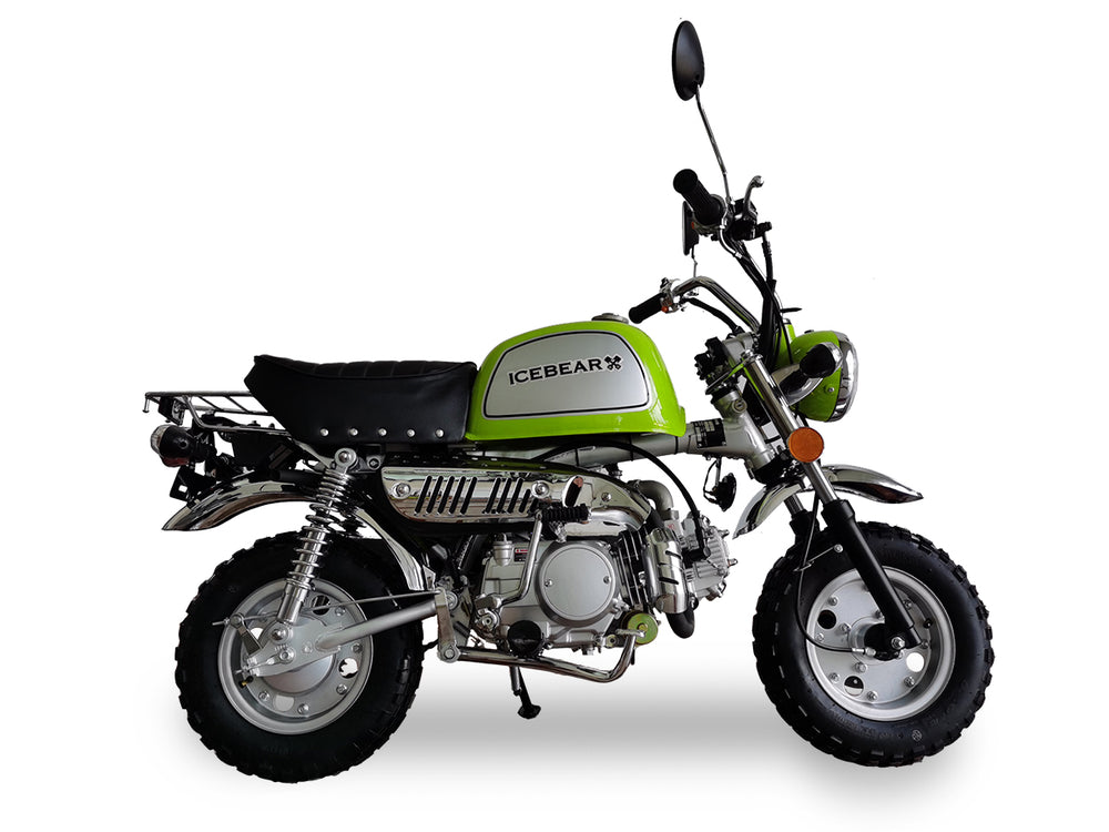 Leo 125cc Retro Motorcycle, 4-speed semi-automatic, 8 inch wheels