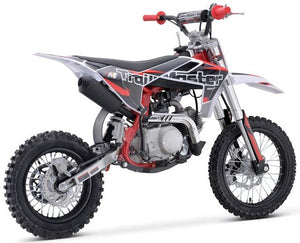 
            
                Load image into Gallery viewer, TrailMaster TM23 125cc 4-Stroke Gas Dirt Bike, 4-Speed Automatic Clutch Electric Start (14/12)
            
        